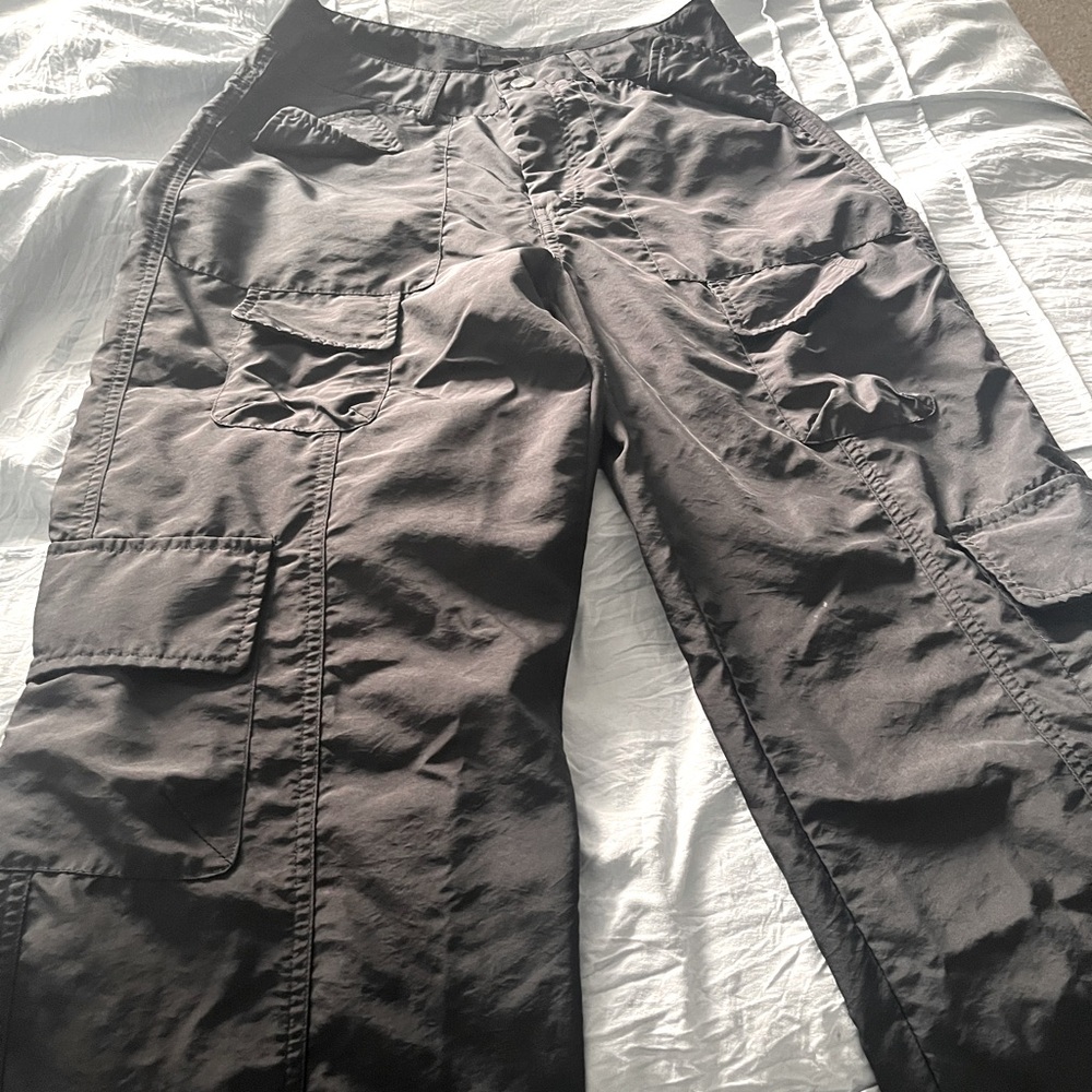 Black cargo pants